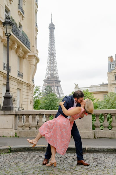 Engagement photos from paris