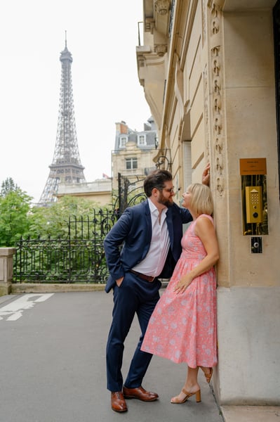 Engagement photos from paris