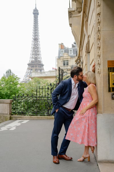 Engagement photos from paris