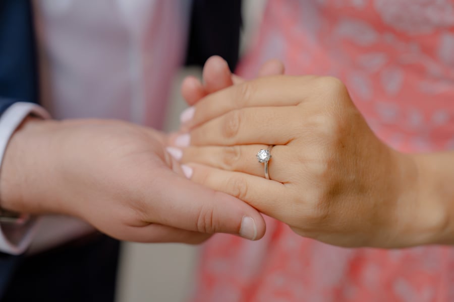 Engagement photos from paris