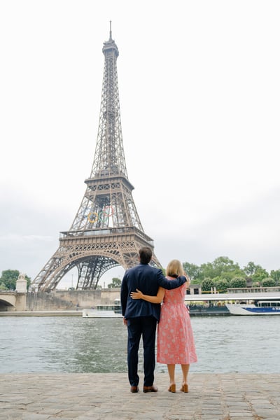 Engagement photos from paris