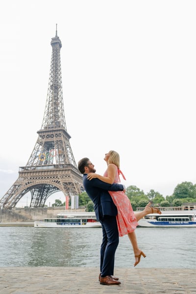 Engagement photos from paris