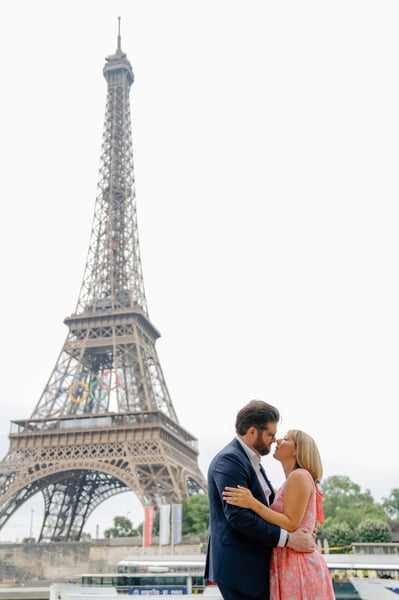 Engagement photos from paris