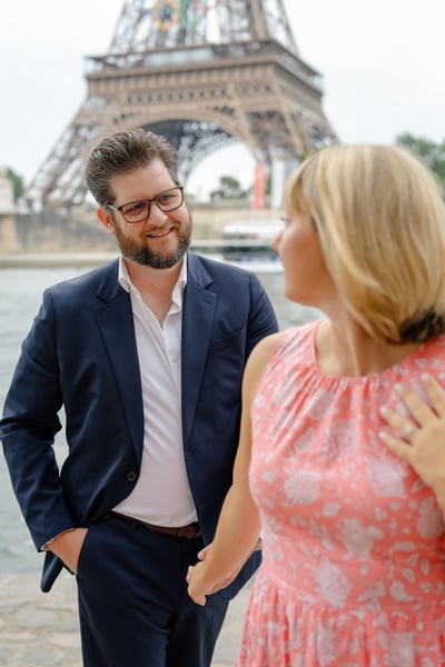 Engagement photos from paris