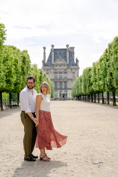 Engagement photos from paris