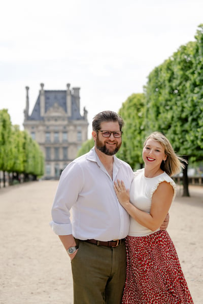 Engagement photos from paris