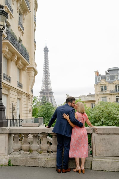 Engagement photos from paris