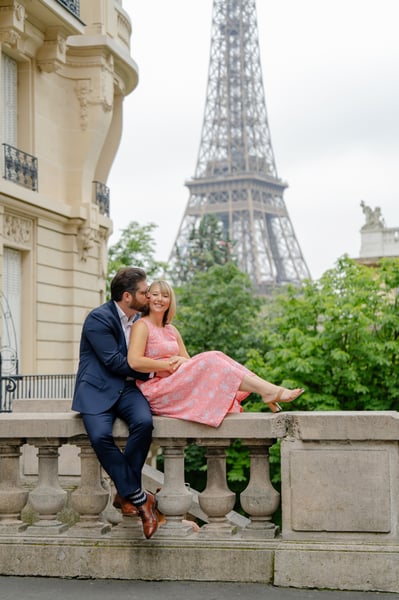 Engagement photos from paris